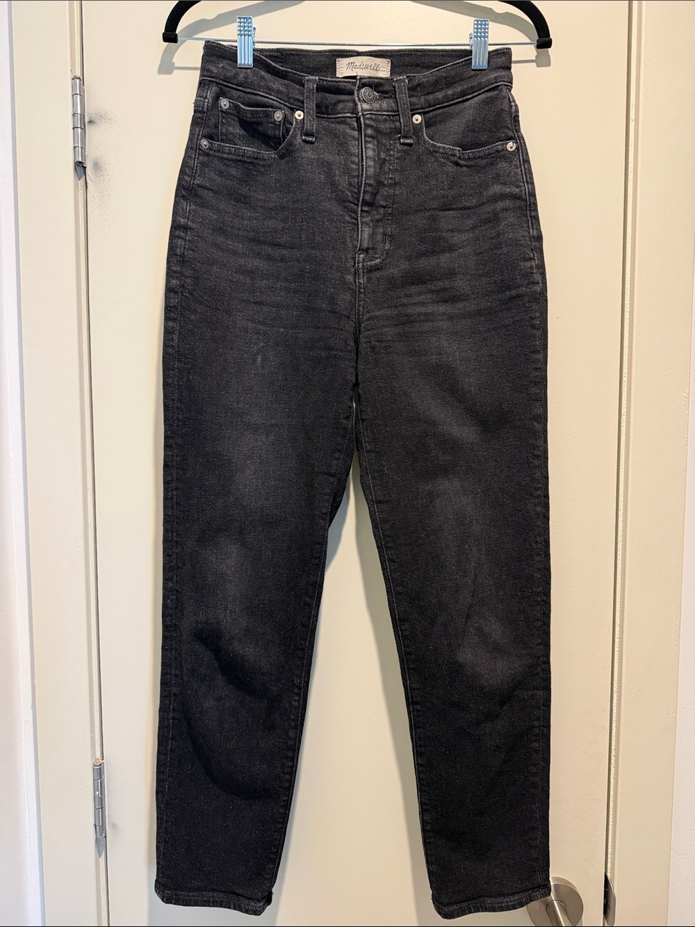 Madewell High-Rise Black Mom Jeans